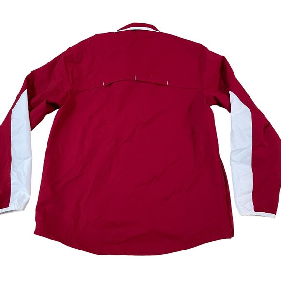 Indiana Hoosiers Adidas Pullover Windbreaker Jacket  Men's Size Small Red - Picture 5 of 6
